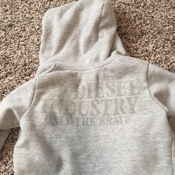 Diesel Hoodie - Heather, 9 months, Great Condition - Picture 5 of 5